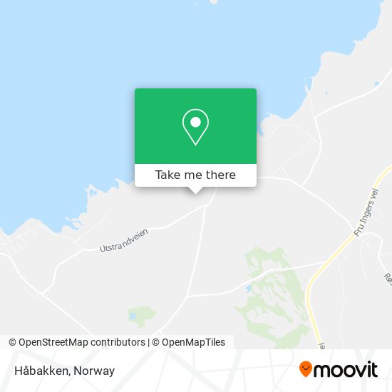 Håbakken map