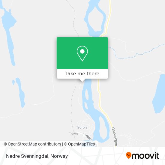 Nedre Svenningdal map