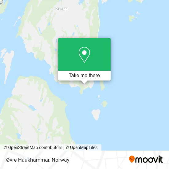 Øvre Haukhammar map