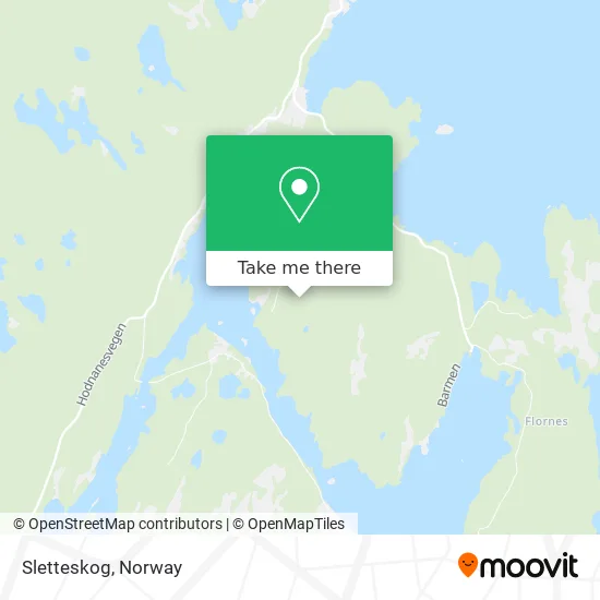 Sletteskog map