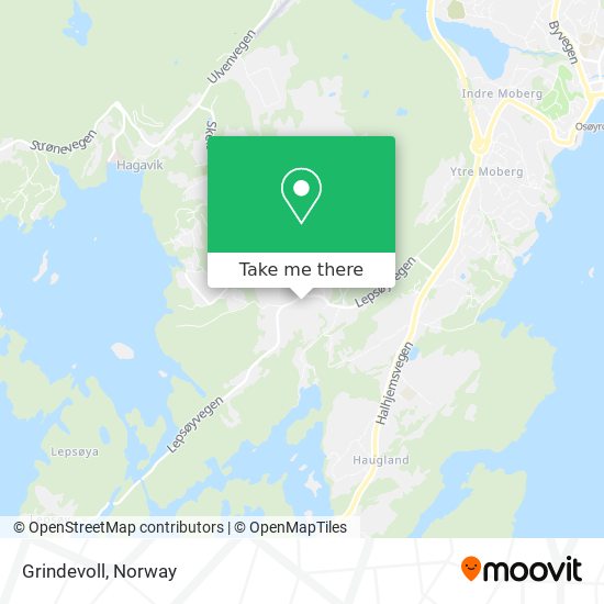 Grindevoll map