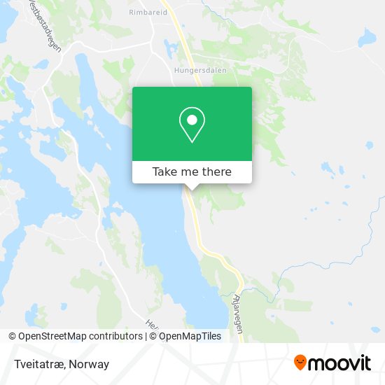 Tveitatræ map