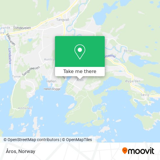 Åros map