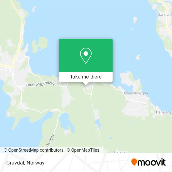 Gravdal map