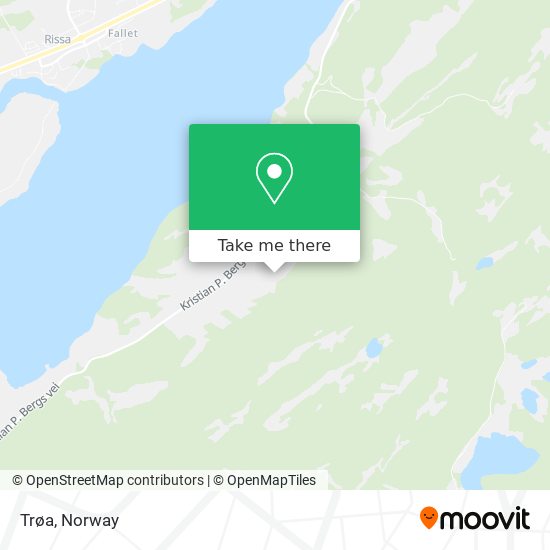 Trøa map