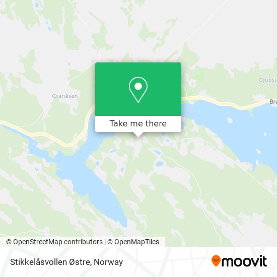 Stikkelåsvollen Østre map