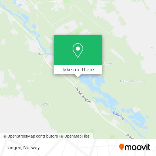 Tangen map