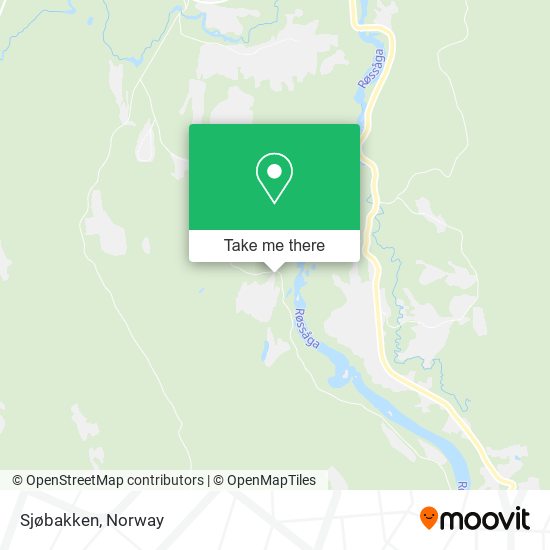 Sjøbakken map