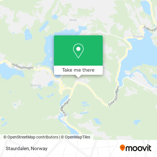 Staurdalen map