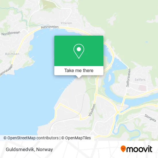 Guldsmedvik map