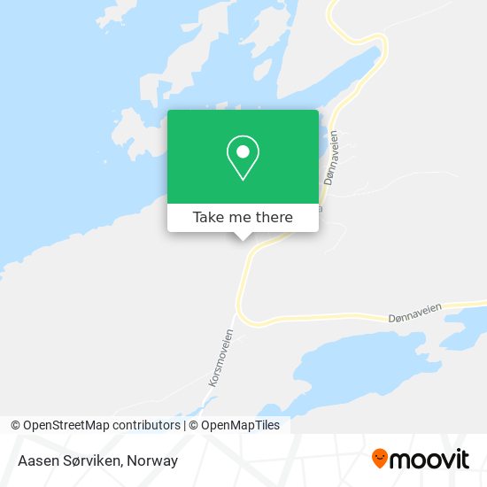 Aasen Sørviken map