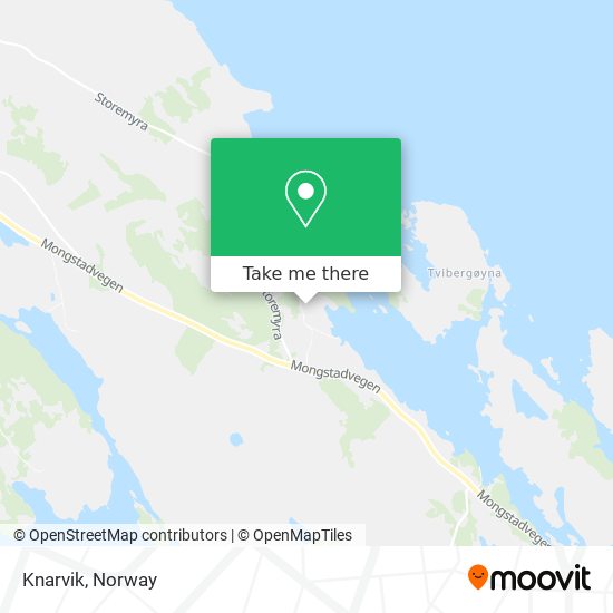 Knarvik map