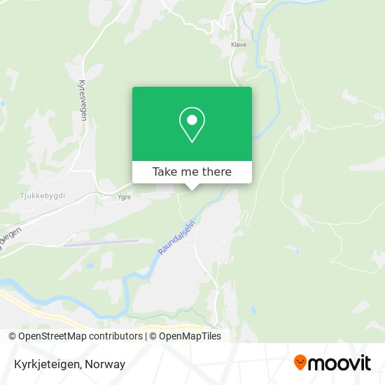 Kyrkjeteigen map