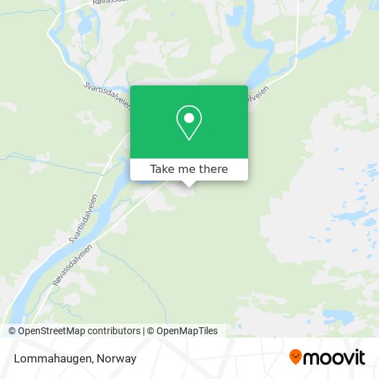 Lommahaugen map