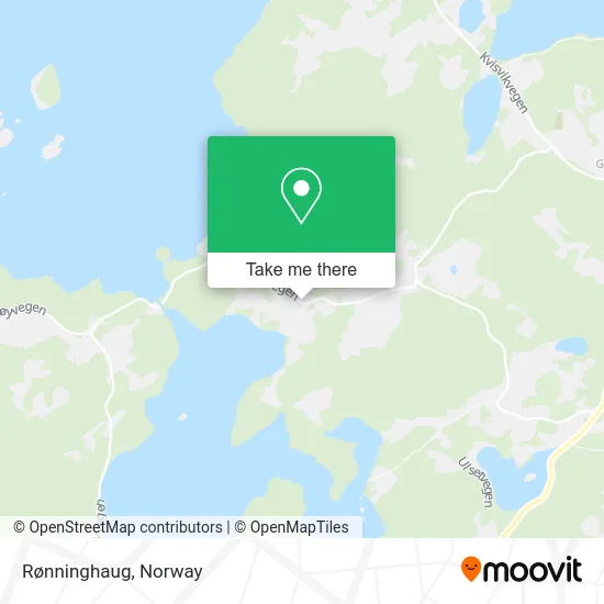 Rønninghaug map