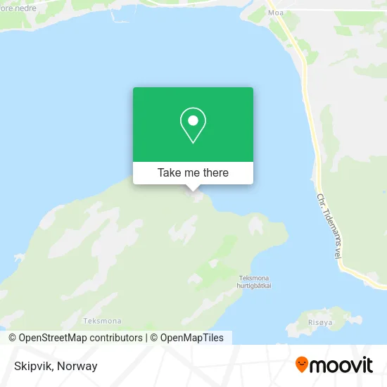 Skipvik map