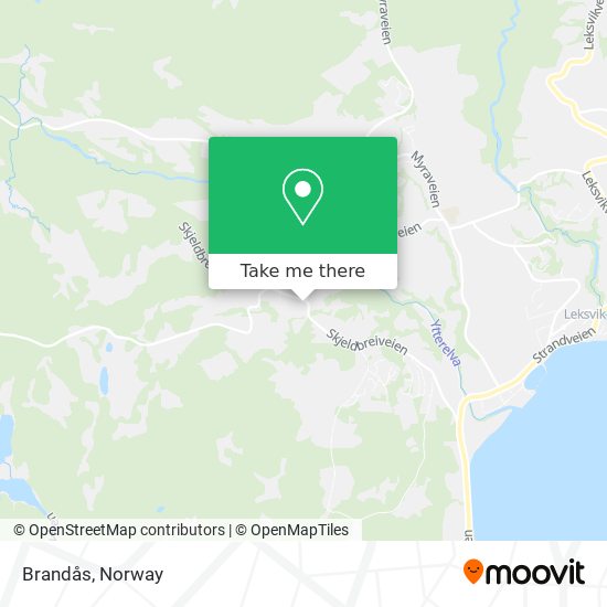 Brandås map