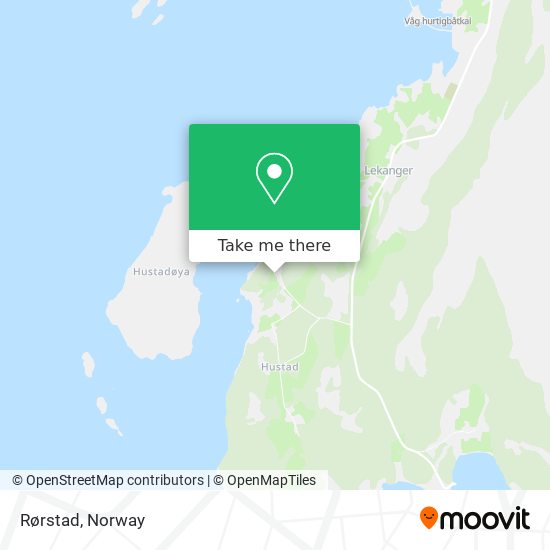 Rørstad map