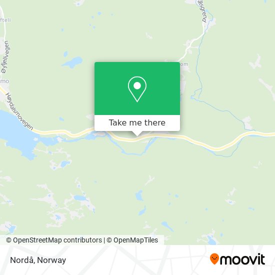 Nordå map