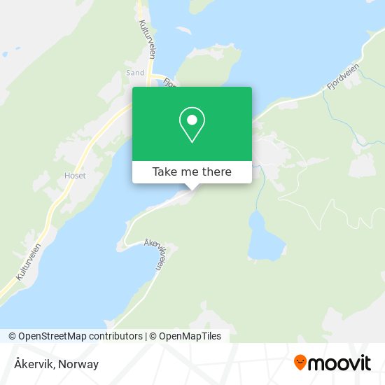 Åkervik map