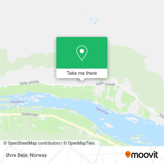 Øvre Bøje map