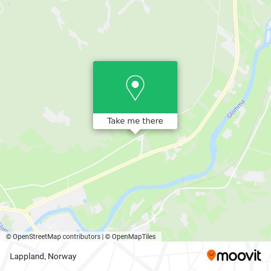 Lappland map