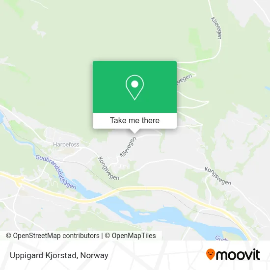 Uppigard Kjorstad map