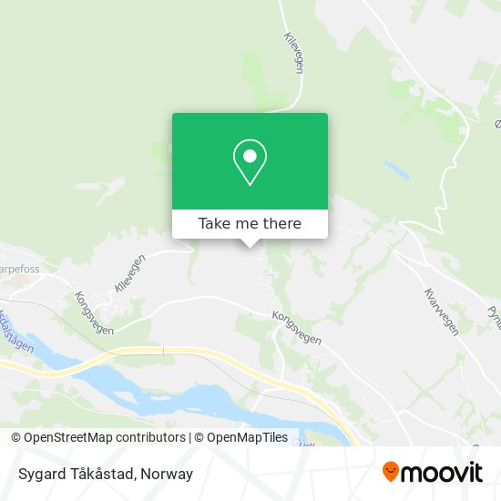Sygard Tåkåstad map