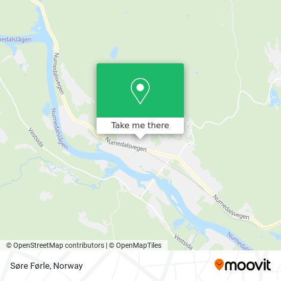 Søre Førle map