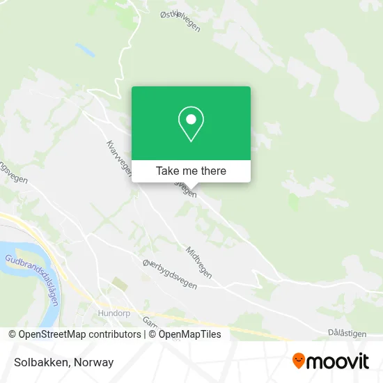 Solbakken map