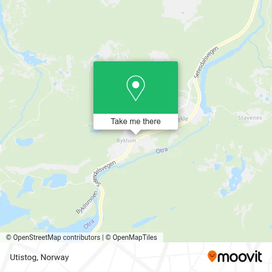 Utistog map