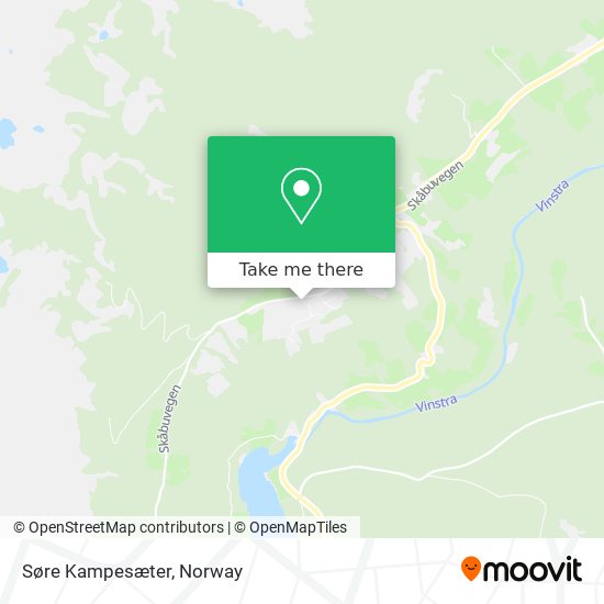 Søre Kampesæter map