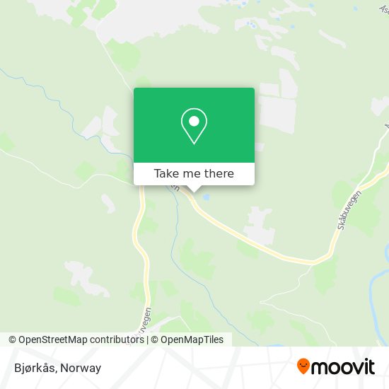 Bjørkås map