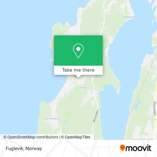 Fuglevik map