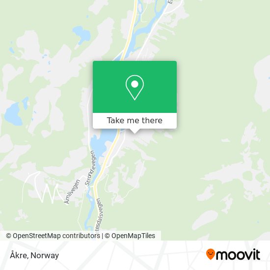 Åkre map