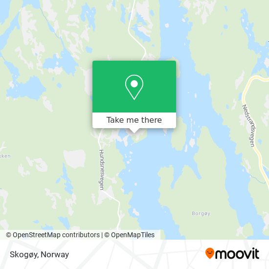 Skogøy map