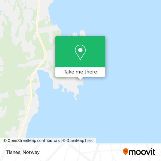 Tisnes map