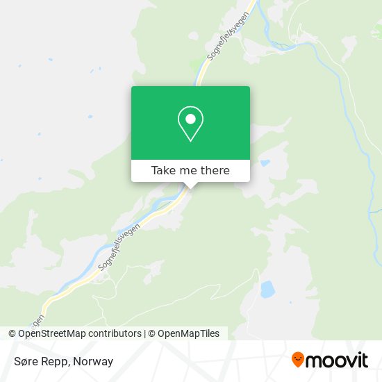 Søre Repp map