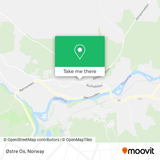 Østre Os map