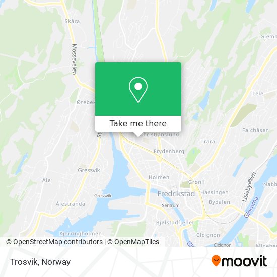 Trosvik map