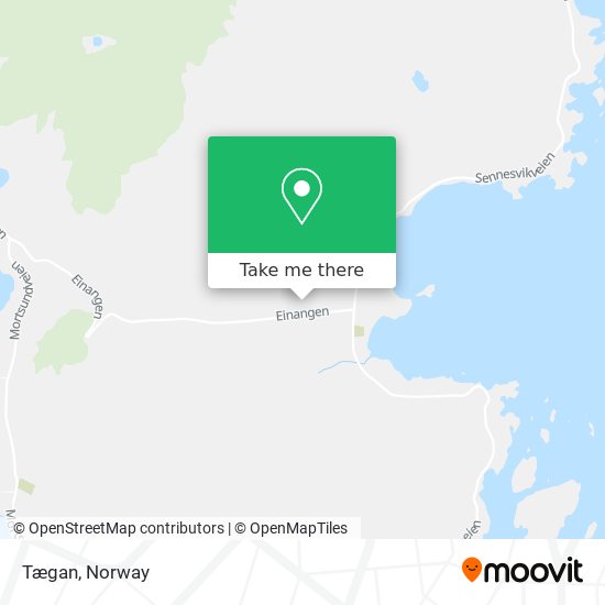 Tægan map