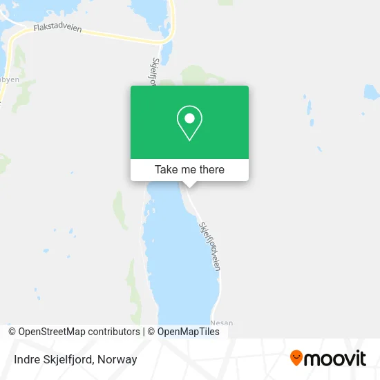 Indre Skjelfjord map