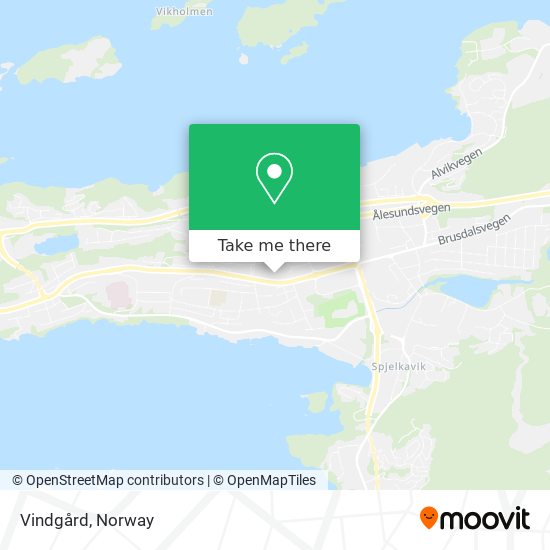 Vindgård map