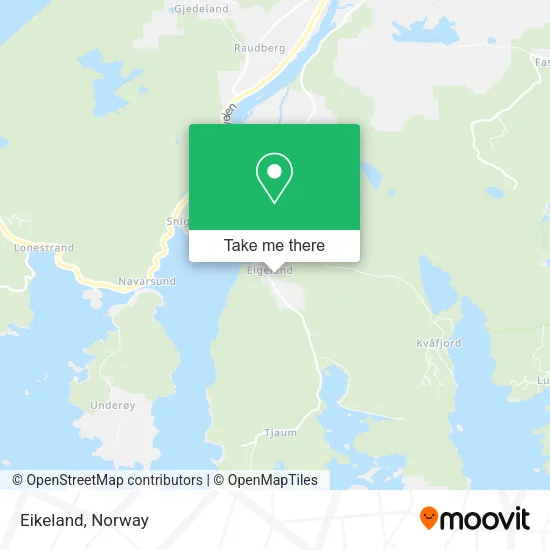 Eikeland map