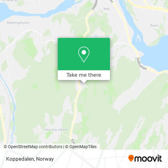 Koppedalen map