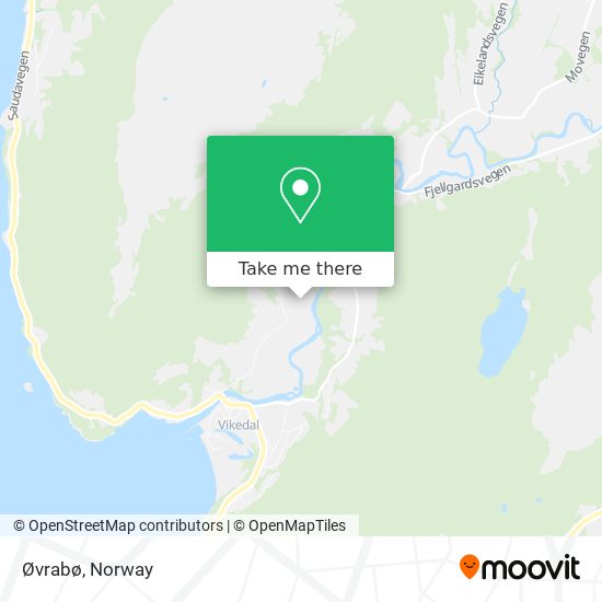 Øvrabø map