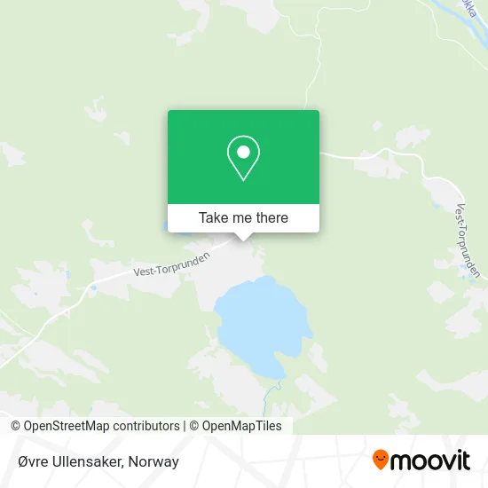 Øvre Ullensaker map