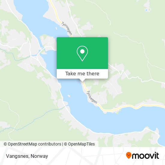 Vangsnes map