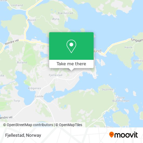 Fjellestad map