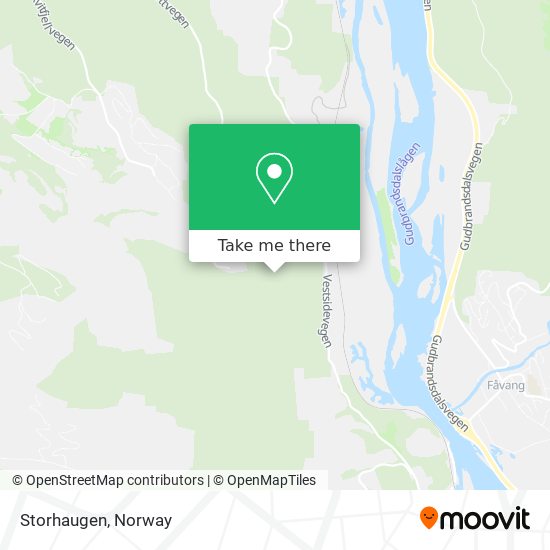 Storhaugen map